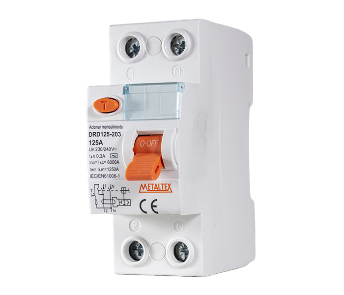 Interruptor Diferencial Bipolar - 30mA 125A