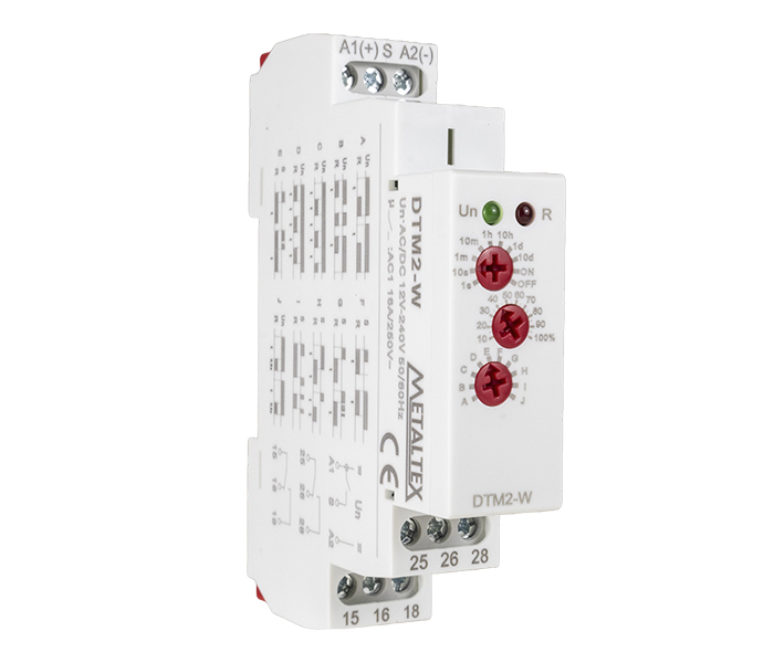 Relé Temporizador Analógico Multifunção 12/240VCA/VCC - 2 REV
