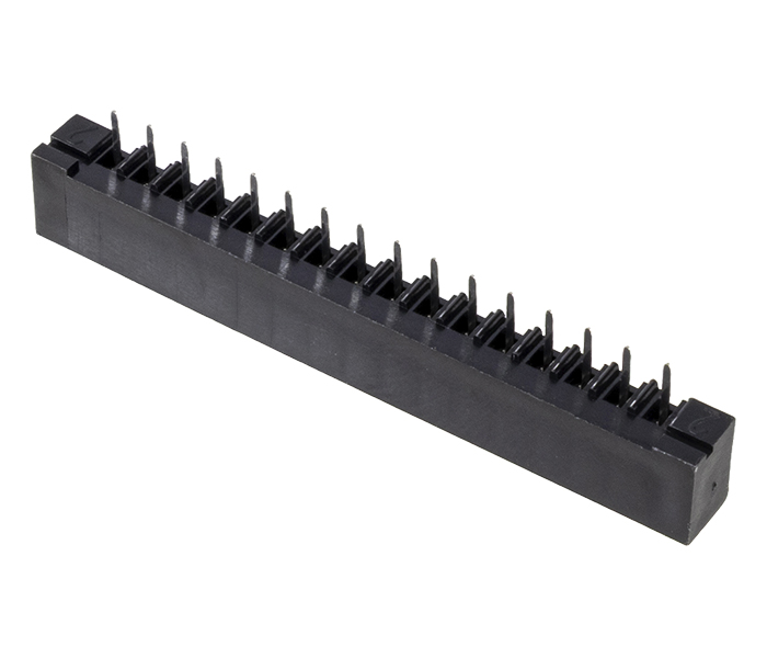 Conector para PCI Flexível - 16 Vias - 180 Graus - Contato Duplo - Passo 2,54mm