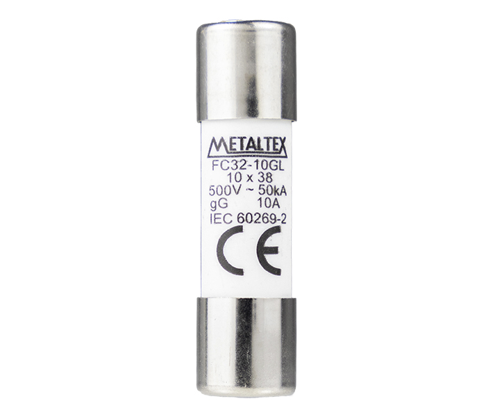 Fusível Cilíndrico GL/GG 10x38 - 10A
