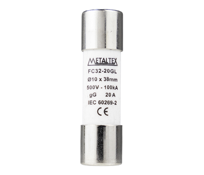 Fusível Cilíndrico GL/GG 10x38 - 20A