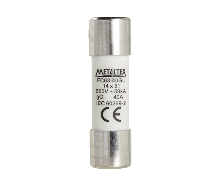 Fusível Cilíndrico GL/GG 14x51 - 40A