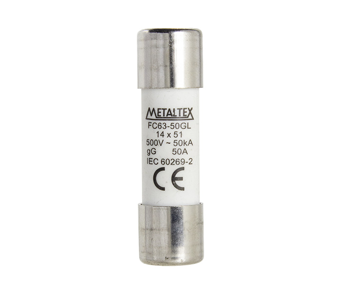 Fusível Cilíndrico GL/GG 14x51 - 50A