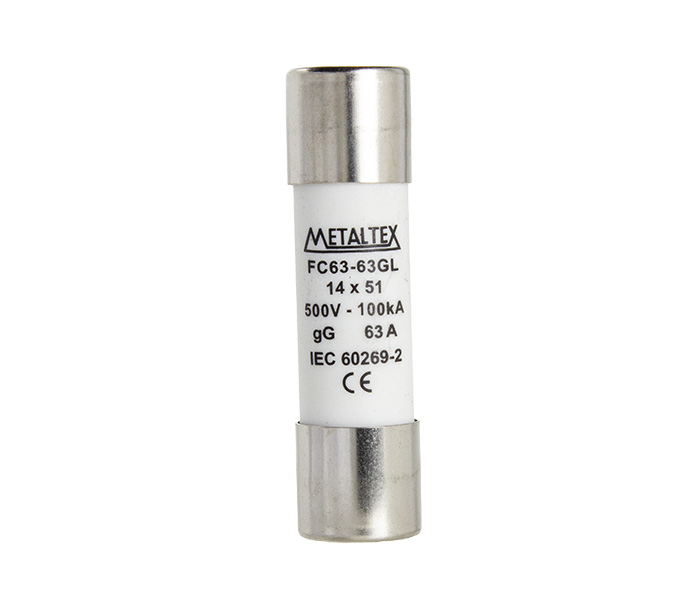 Fusível Cilíndrico GL/GG 14x51 - 63A