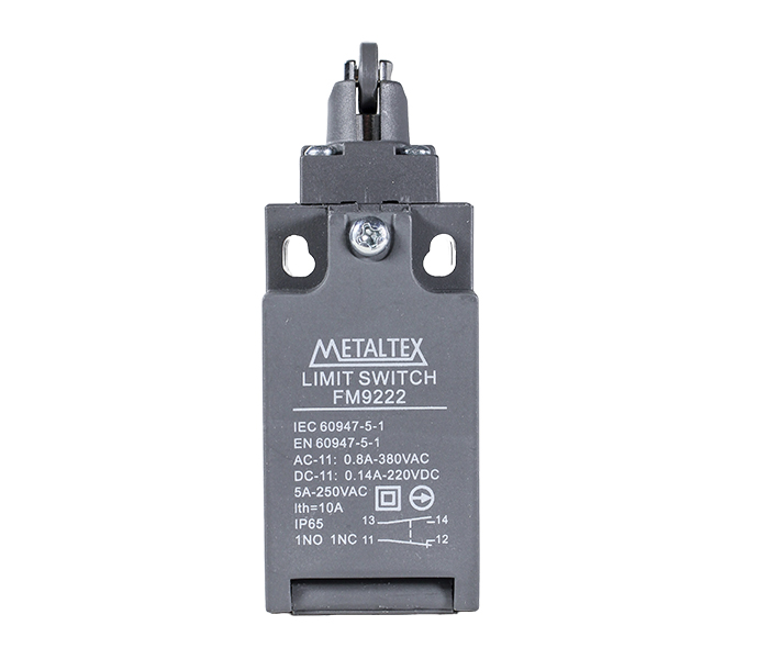 Chave Fim de Curso Atuador de Rolete 90º 380VCA - 220VCC - 1NA+1NF - 5A - 250VCA