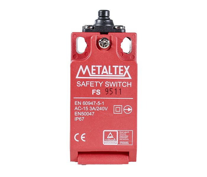 Chave Fim de Curso de Segurança Atuador de Pino 600V - 2NF+1NA - 3A - 240VCA