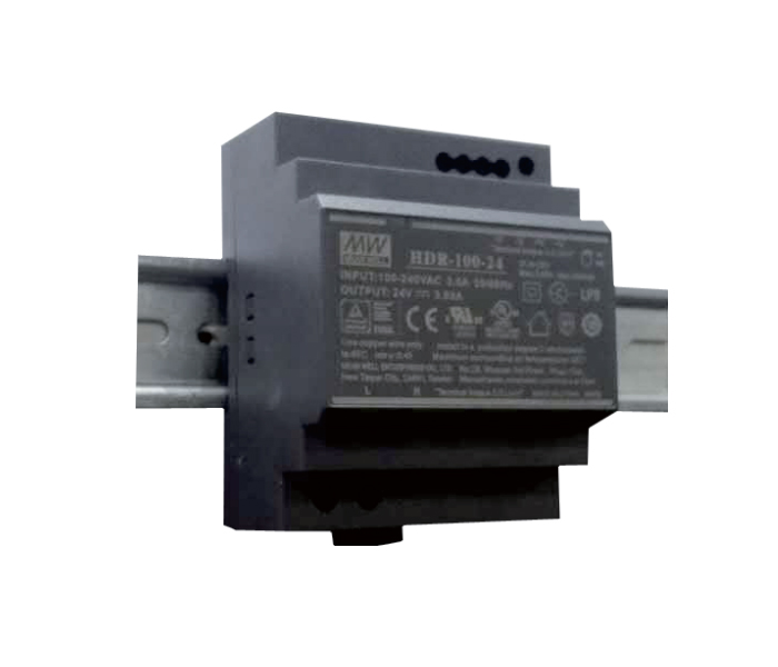 Fonte Chaveada Mean Well 100W Montagem em Trilho DIN - 85/264V 24V-3,83A
