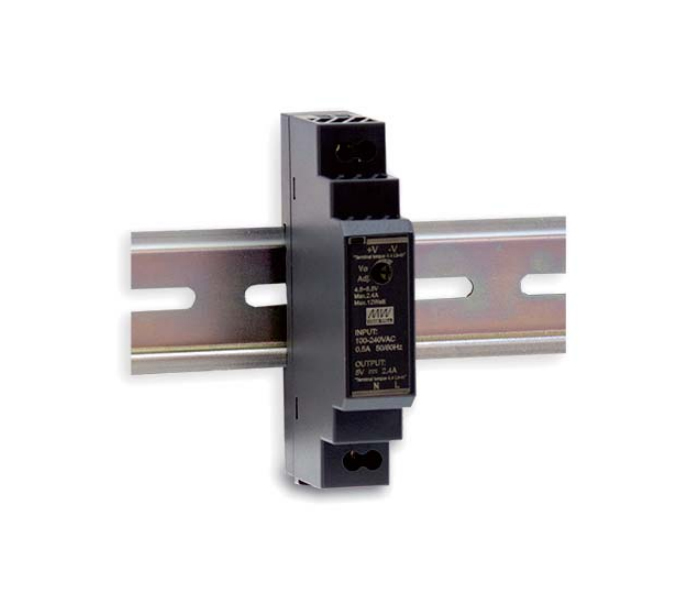 Fonte Chaveada Mean Well 15W Montagem em Trilho DIN - 85/264V 12V-1,25A