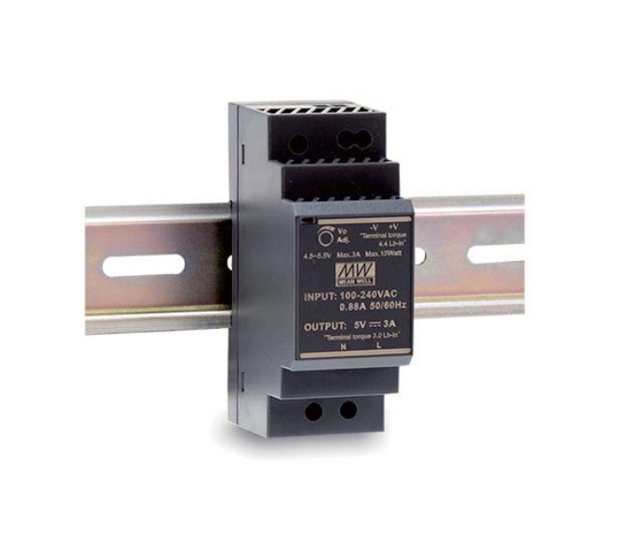 Fonte Chaveada Mean Well 30W Montagem em Trilho DIN - 85/264V 48V-0,75A