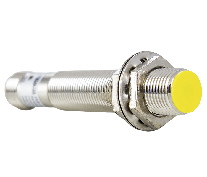 Sensor Indutivo Faceado NPN 2mm - NA+NF - Conexão M12