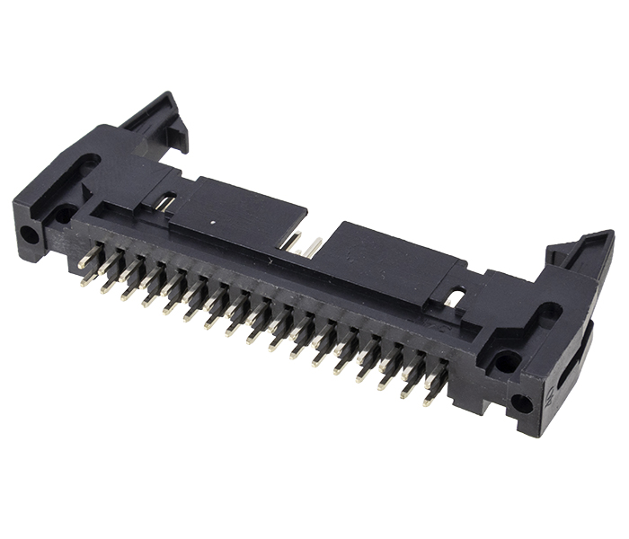 Conector Box Header com Ejetor - 34 Vias 2X17 - 180 Graus - Passo 2,54mm
