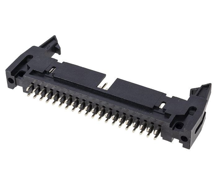Conector Box Header com Ejetor - 40 Vias 2X20 - 180 Graus - Passo 2,54mm
