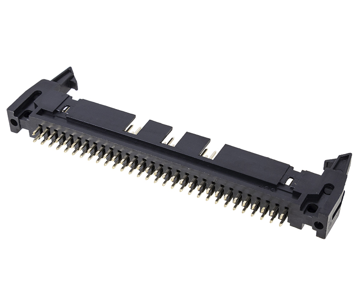 Conector Box Header com Ejetor - 30 Vias 2X30 - 180 Graus - Passo 2,54mm