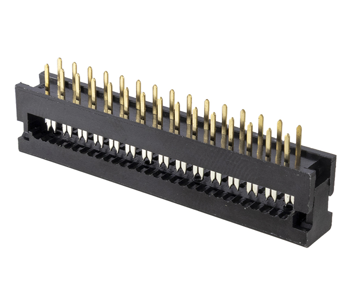Conector IDC de Transição para PCI - Plugue - 30 Vias - 180 Graus - Passo 2,54mm