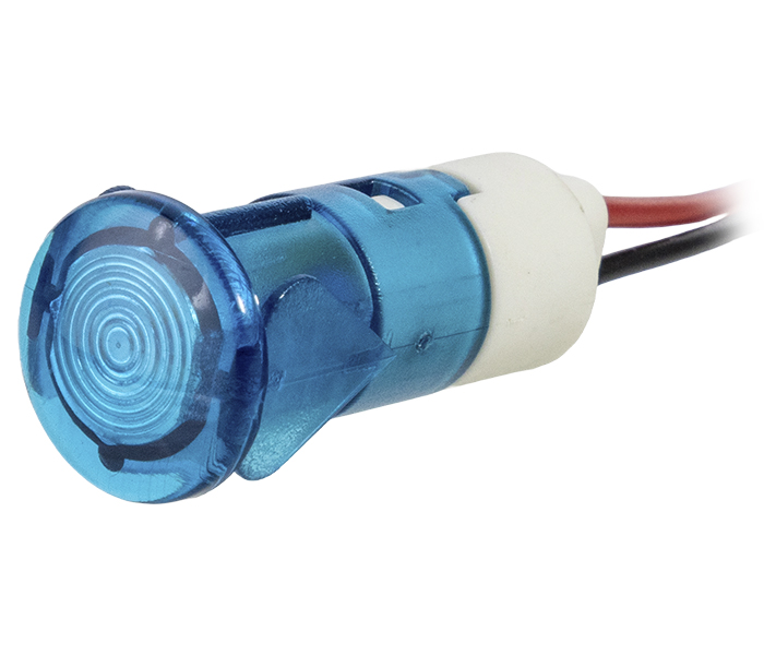 Sinalizador Miniatura LED 12mm - 220VCA - Azul