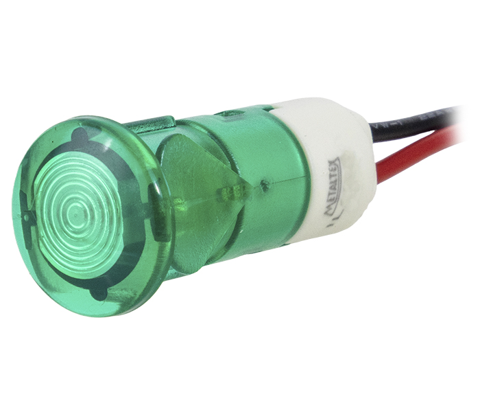 Sinalizador Miniatura LED 12mm - 220VCA - Verde