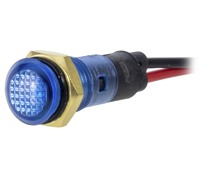 Sinalizador Miniatura LED 8mm - 220VCA - Azul