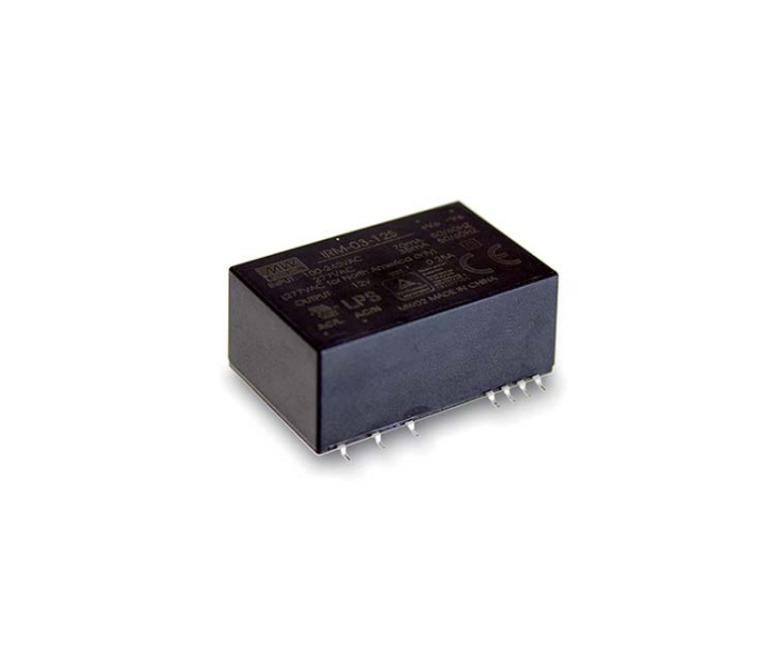 Fonte Chaveada Mean Well 3W Encapsulada para SMD - 85/305V 3,3V-0,9A