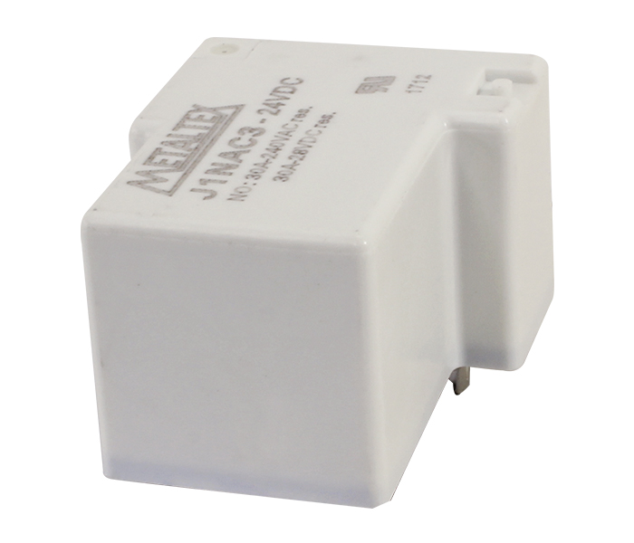 Relé Miniatura de Potência 1NA - Bobina de 24VCC - Capacidade de 30A - Terminais para PCI