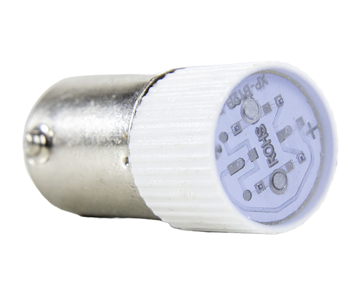 Lâmpada de LED para Soquete BA9S - 24VCA/VCC - Azul