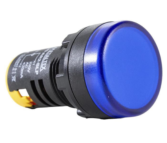 Sinalizador Redondo LED 22mm - 220VCA - Azul