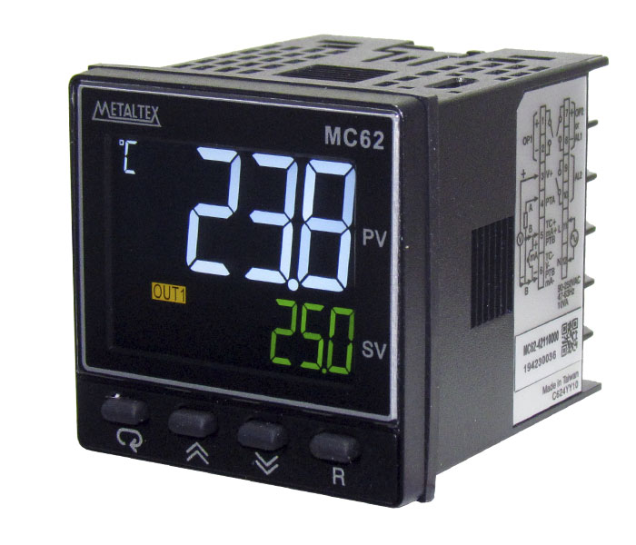 Controlador de Temperatura 1 Saída SSR - 2 Alarmes a Relé - 48x48mm - 110/220VCA