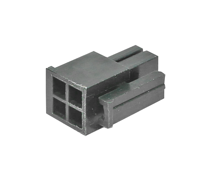 Conector Modular Subminiatura - Receptáculo - Fêmea - 4 Vias - Passo 3,00mm 
