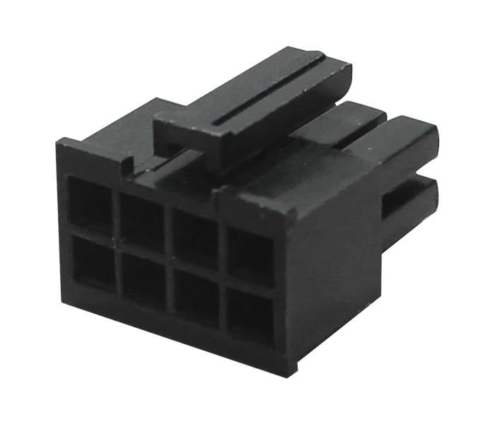 Conector Modular Subminiatura - Receptáculo - Fêmea - 8 Vias - Passo 3,00mm 