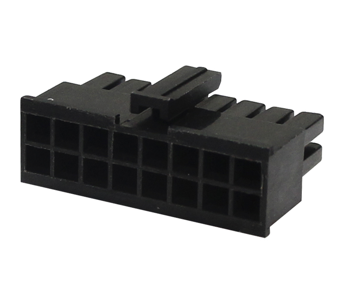 Conector Modular Subminiatura - Receptáculo - Fêmea - 16 Vias - Passo 3,00mm 
