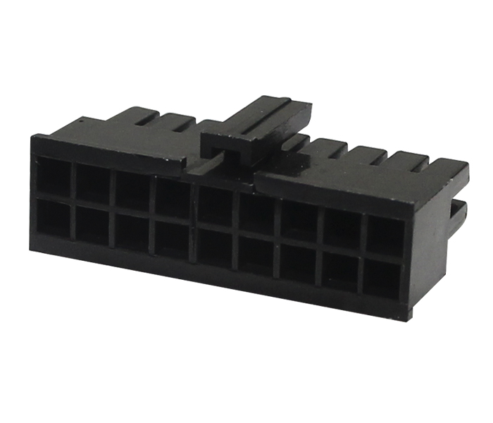 Conector Modular Subminiatura - Receptáculo - Fêmea - 18 Vias - Passo 3,00mm 