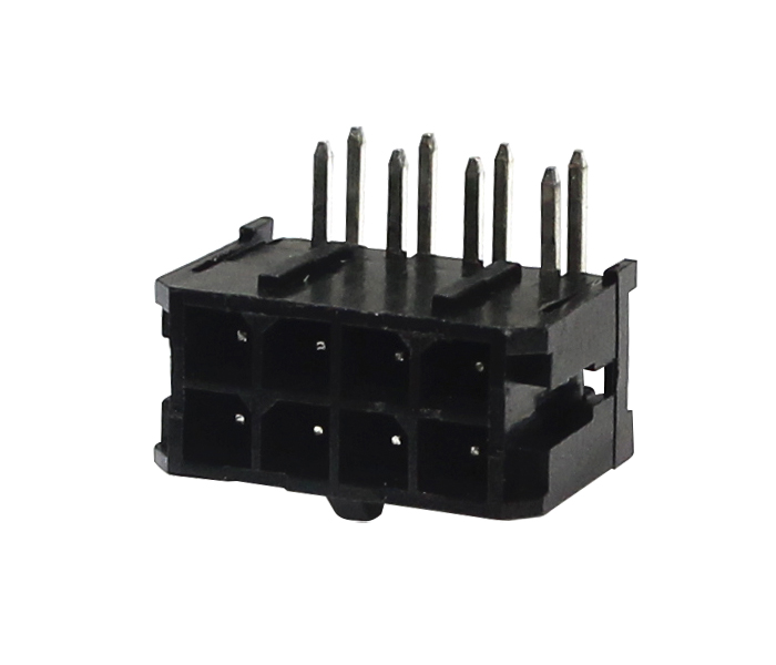 Conector Modular Subminiatura - Macho - 10 Vias - 90 Graus Liso - Passo 3,00mm 