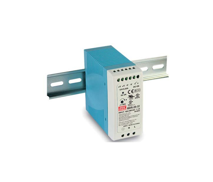 Fonte Chaveada Mean Well 60W Montagem em Trilho DIN - 85/264V 12V-5A