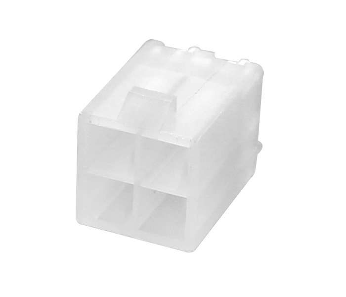 Conector Modular Miniatura - Macho - 4 Vias - 180 Graus - Passo 4,20mm 