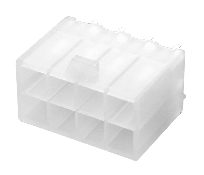 Conector Modular Miniatura - Macho - 8 Vias - 180 Graus - Passo 4,20mm 
