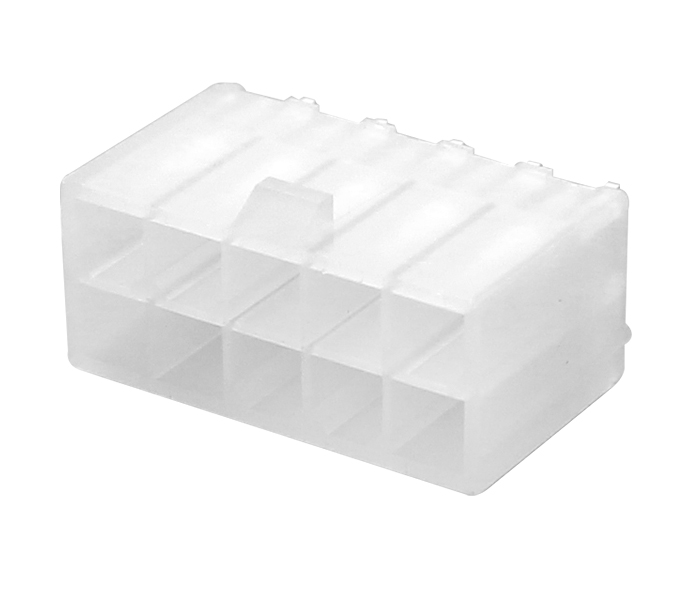 Conector Modular Miniatura - Macho - 10 Vias - 180 Graus - Passo 4,20mm 