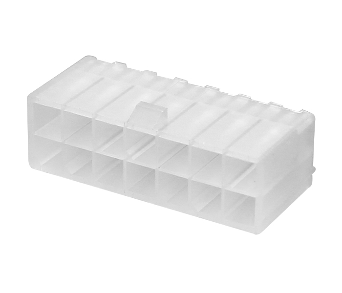 Conector Modular Miniatura - Macho - 14 Vias - 180 Graus - Passo 4,20mm 