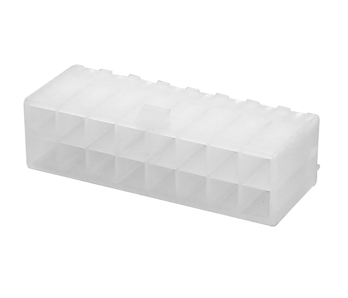 Conector Modular Miniatura - Macho - 16 Vias - 180 Graus - Passo 4,20mm 