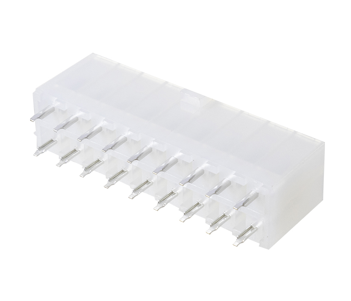 Conector Modular Miniatura - Macho - 18 Vias - 180 Graus - Passo 4,20mm 