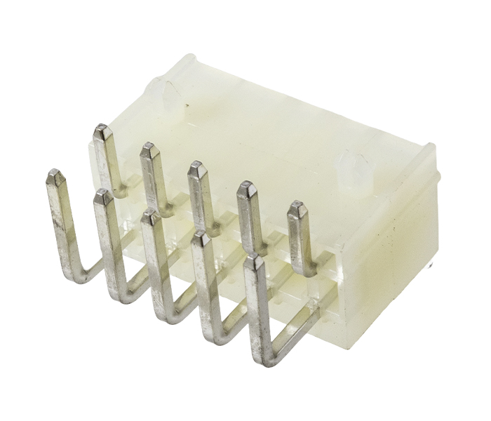 Conector Modular Miniatura - Macho - 8 Vias - 90 Graus com Travas - Passo 4,20mm 