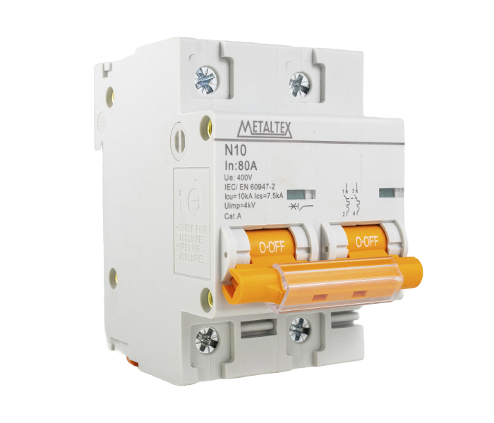 Minidisjuntor Bipolar 10kA - 80A