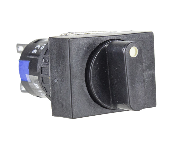 Chave Seletora Rentangular com 2 Posições Fixas 90º 16mm - 2 REV