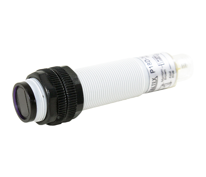Sensor Fotoelétrico Difuso 10cm - 90/250VCA - 2 Fios - NF - Conexão M12