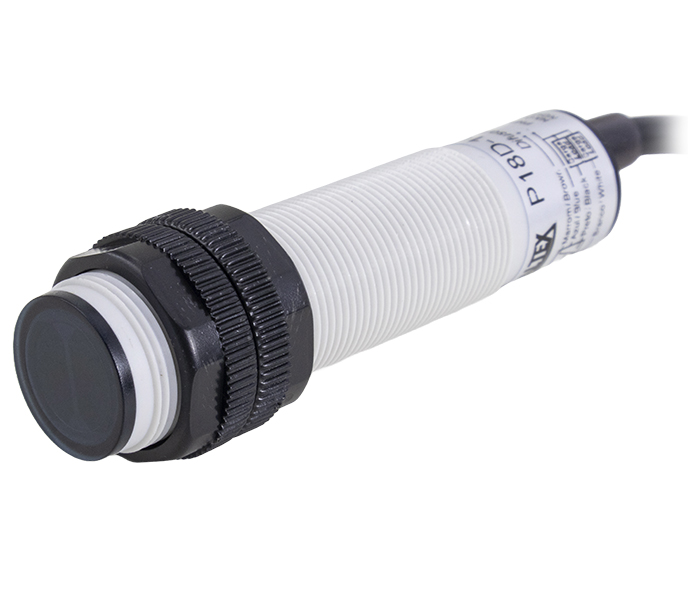 Sensor Fotoelétrico Difuso PNP 10cm - 10/30VCC - NA+ NF - NA+NF