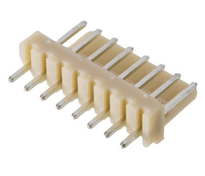 Conector Placa-Cabo - Macho - 8 Vias - 180 Graus - Passo 2,50mm 