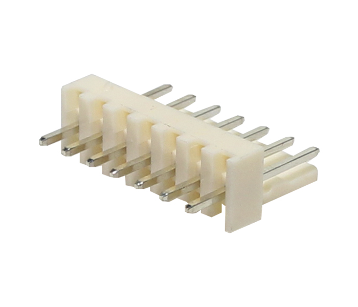 Conector Placa-Cabo - Macho - 7 Vias - 180 Graus - Passo 2,54mm 