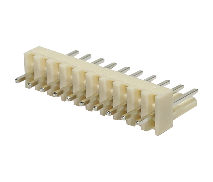 Conector Placa-Cabo - Macho - 10 Vias - 180 Graus - Passo 2,54mm 