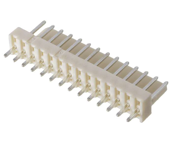 Conector Placa-Cabo - Macho - 14 Vias - 180 Graus - Passo 2,54mm 