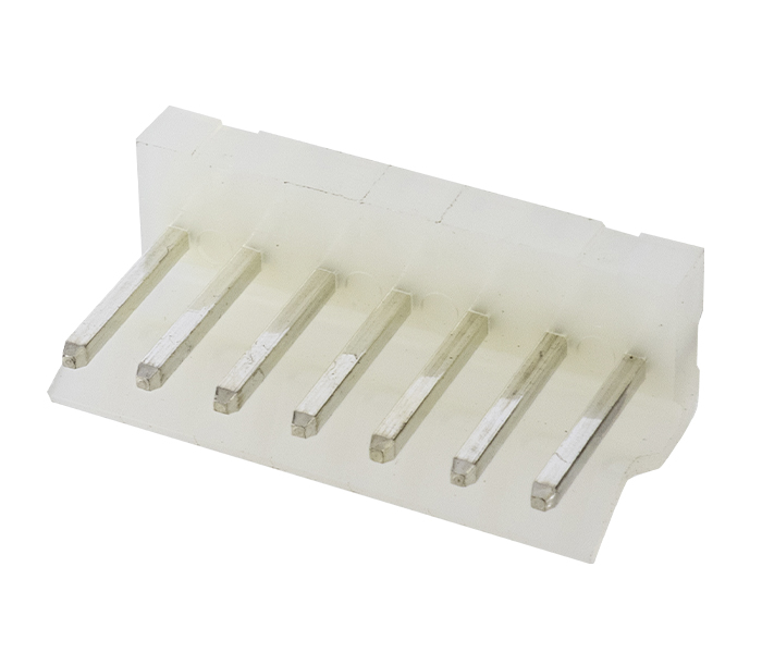 Conector Placa-Cabo - Macho - 7 Vias - 180 Graus - Passo 3,96mm 