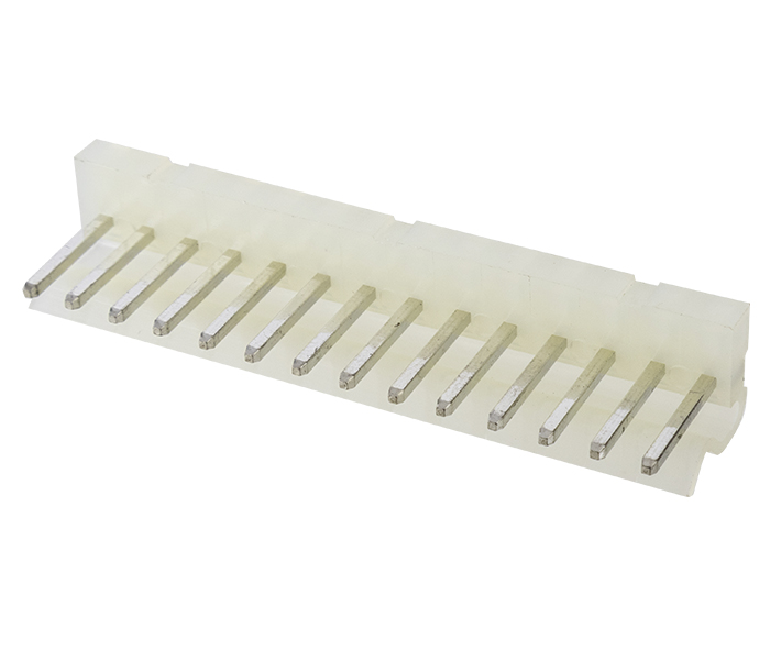 Conector Placa-Cabo - Macho - 14 Vias - 180 Graus - Passo 3,96mm 