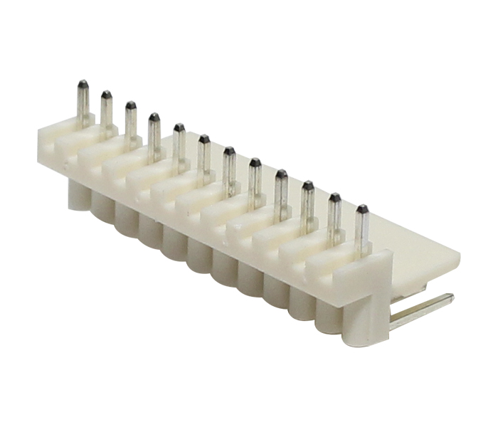 Conector Placa-Cabo - Macho - 12 Vias - 90 Graus - Passo 2,50mm 